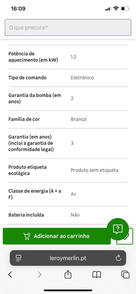 Bomba de Calor Ariston 110l