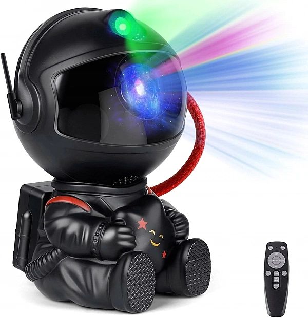Projektor Gwiazd Astronauta Lampka Nocna LED Dla Dzieci z Efektem Lase