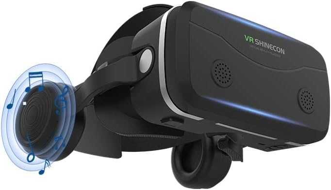 okulary VR 3D, do wszystkich smartfonów 4,5-7,2", kąt widzenia 90-100°