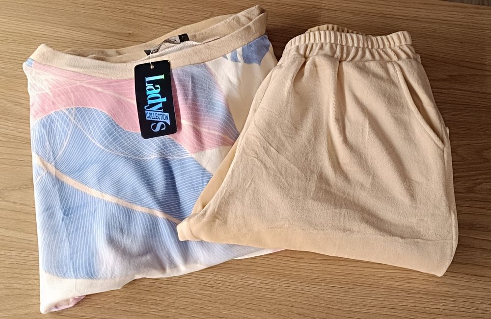 Dres damski welurowy. 100%Bawełna!