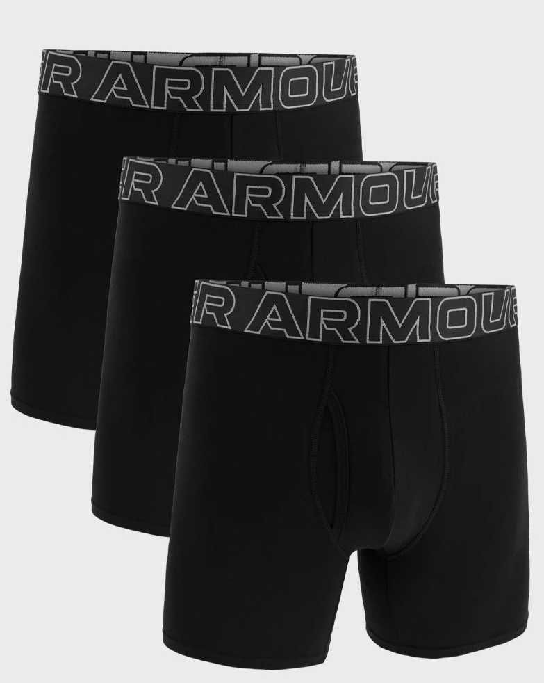 Труси-боксерки чоловічі Under Armour Ua M Perf Cotton 6In (1383889-001