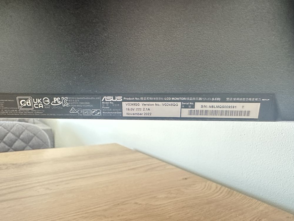 Monitor gaming Asus