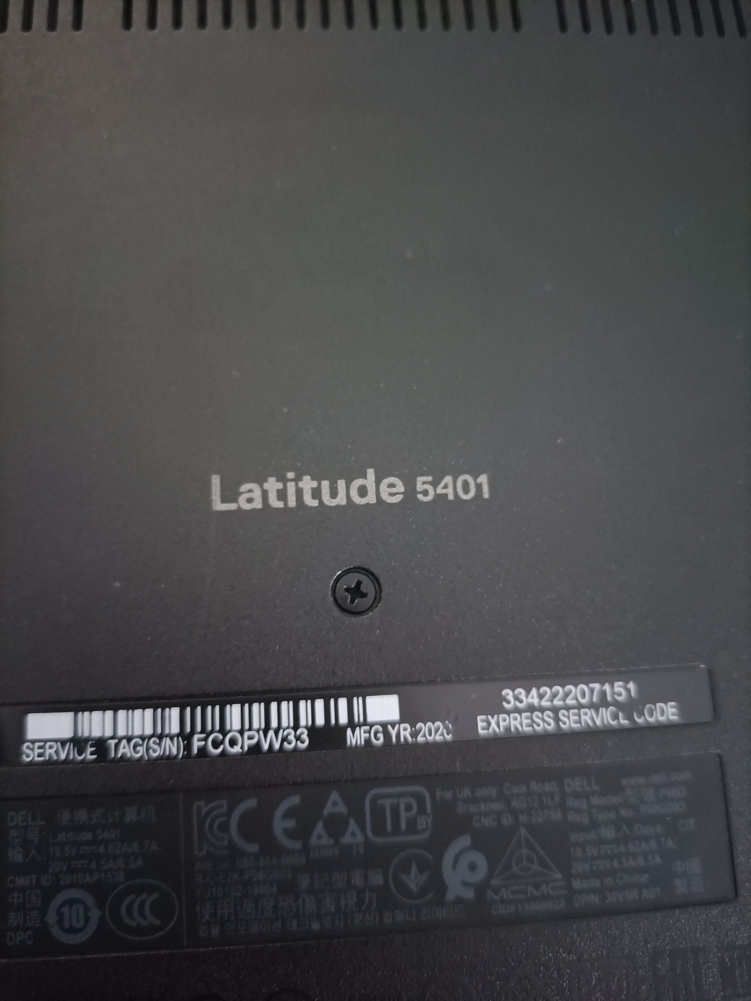 Laptop Dell latitude 5401 14 cali