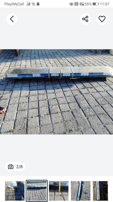 Kogut listwa świetlna pilot  ecco 12+serirs