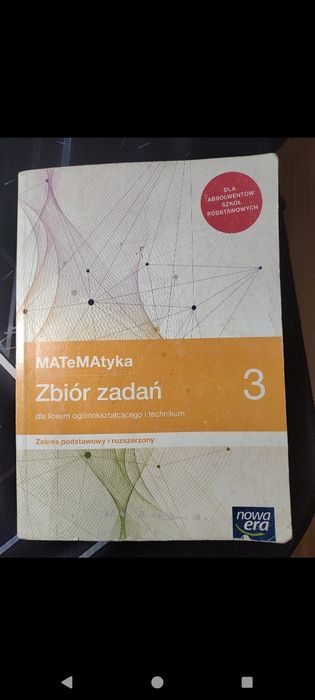 MATeMAtyka kl.3 zbiór zadań zakres rozszerzony