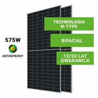 Panel fotowoltaiczny Astronergy 575W BIFACIAL N-TYPE (srebrna rama)