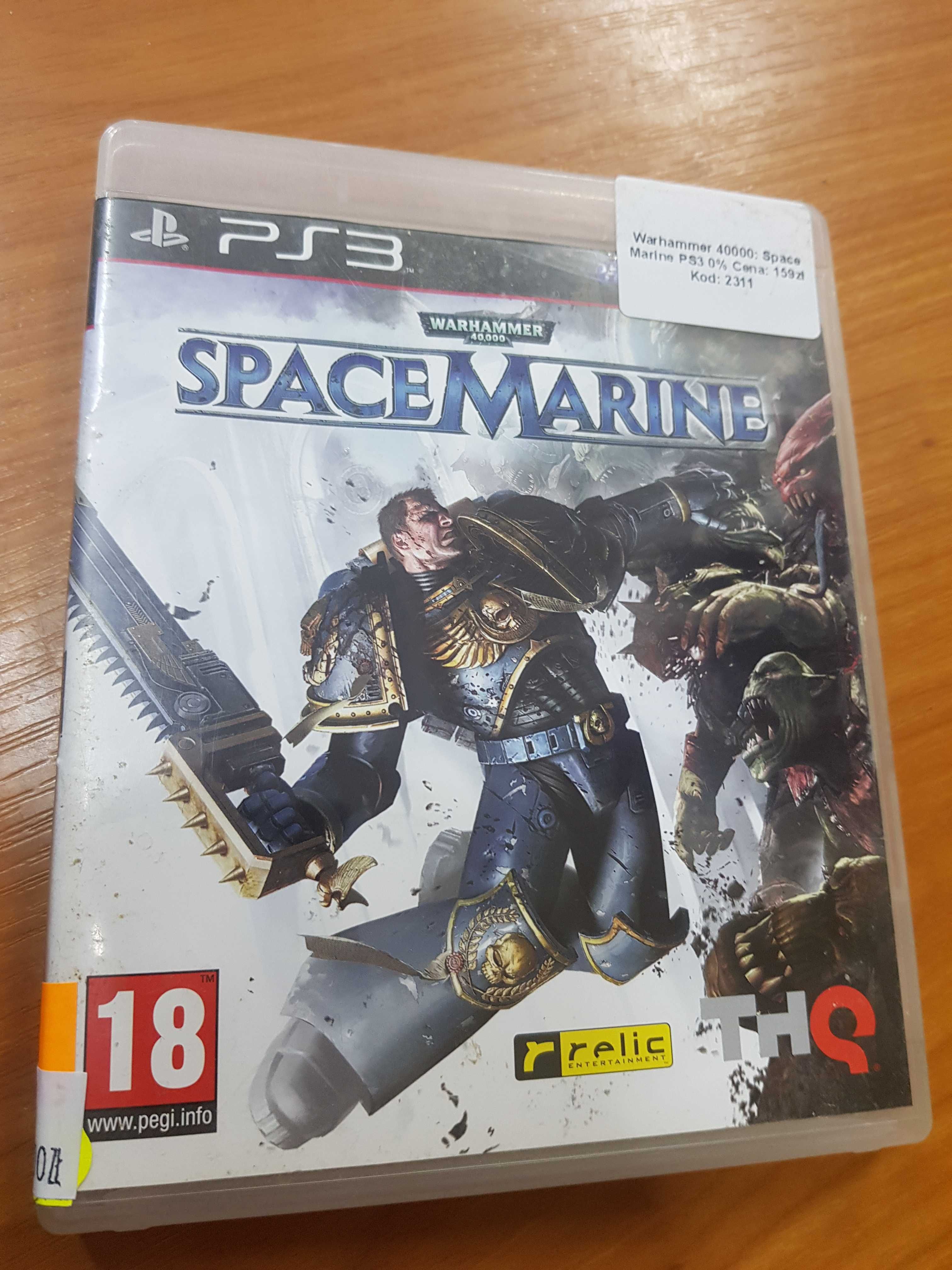 Warhammer 40000 Space Marine PS3 Sklep Iława