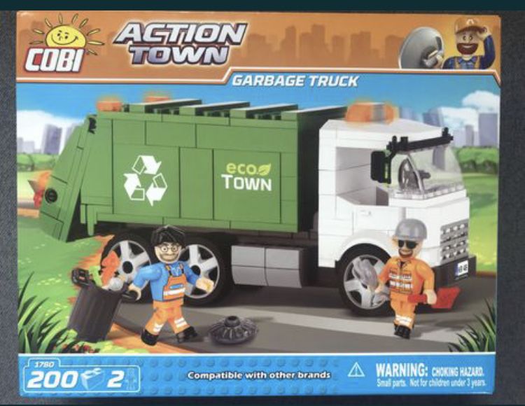 Klocki cobi 1780 Action Town Garbage Truck