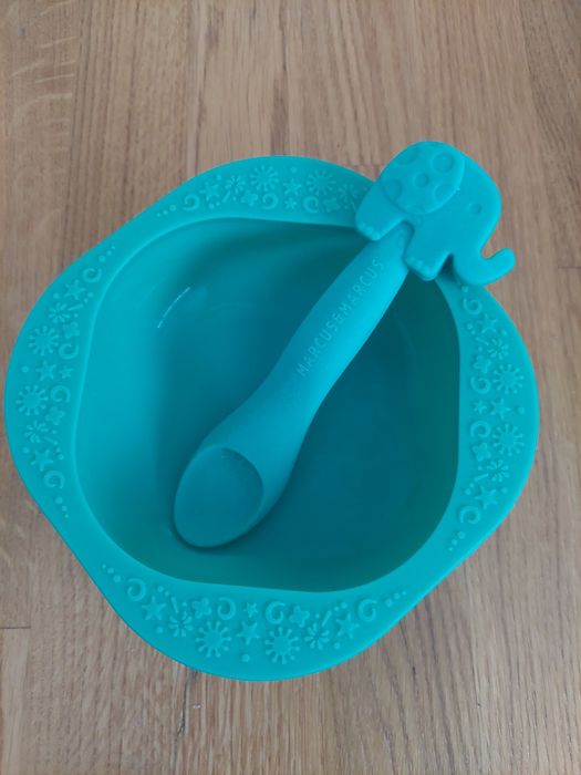 Miseczka silikonowa z łyżeczką