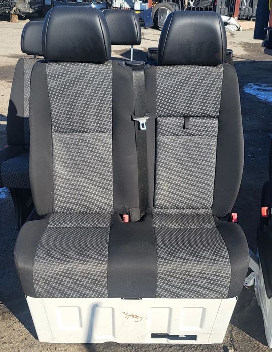 VW CRAFTER 13r FOTEL PASAŻERA PRZÓD PODWÓJNY