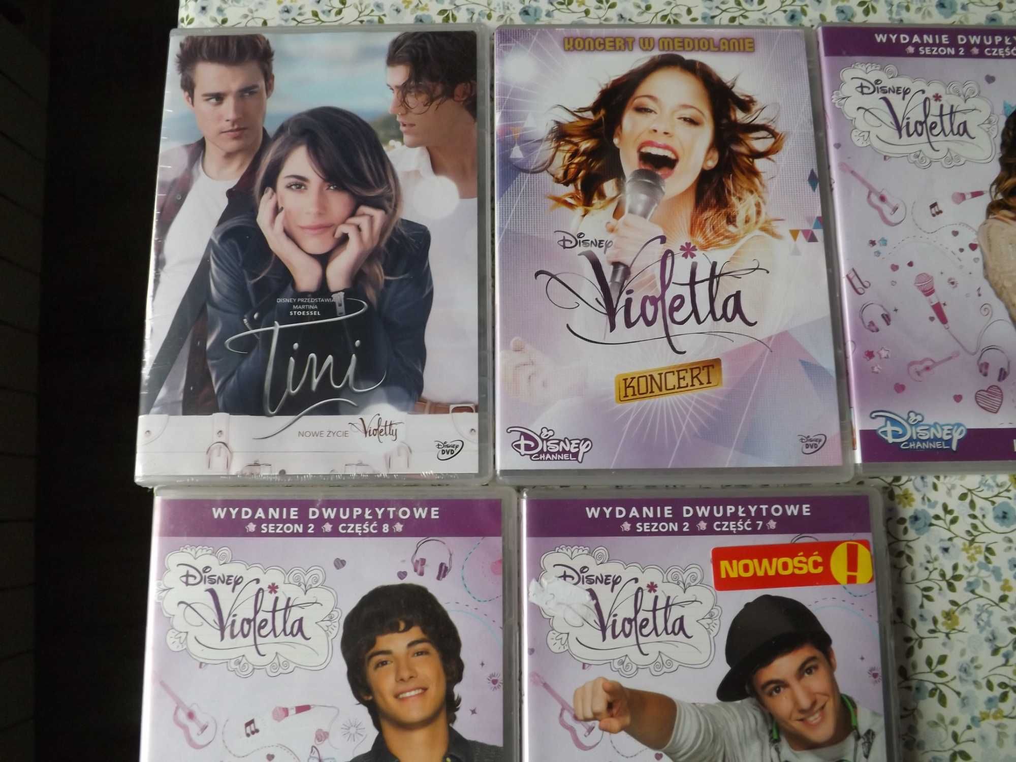 Violetta, Tini, koncert, sezon, plakaty, nalepki, kolekcja całość dvd