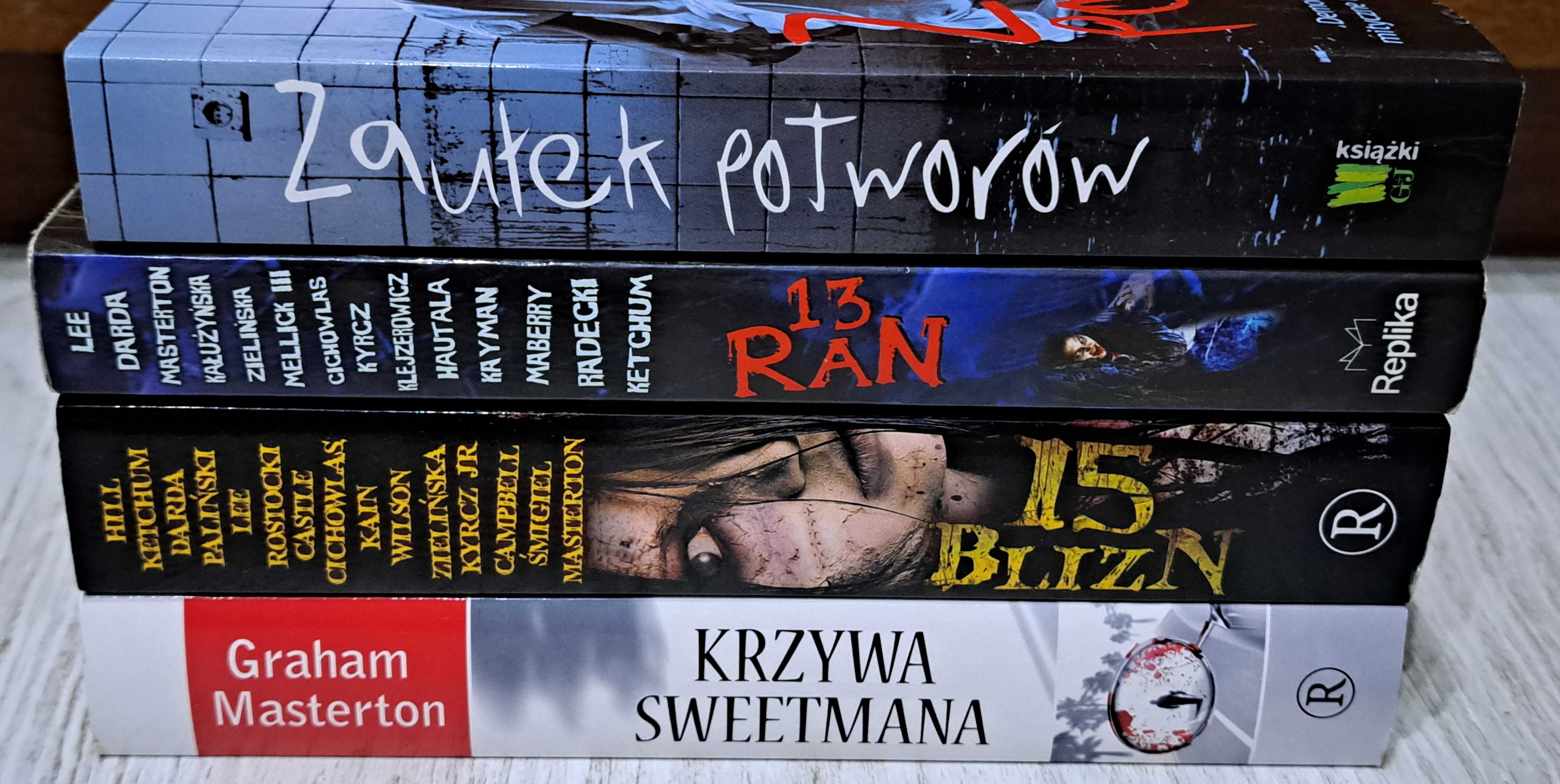 4x Masterton Krzywa Sweetmana 13 ran Edward Lee Darda Ketchum 15 blizn