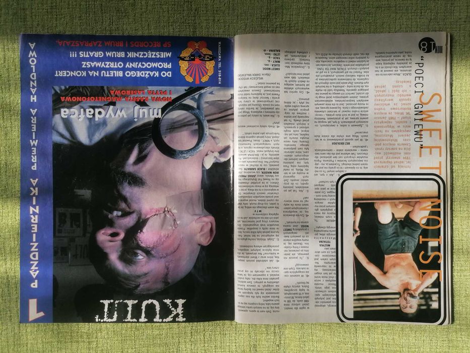 Pierwsze wydanie magazynu BRUM po śmierci Ryśka Riedla z Dżemu z 1994r