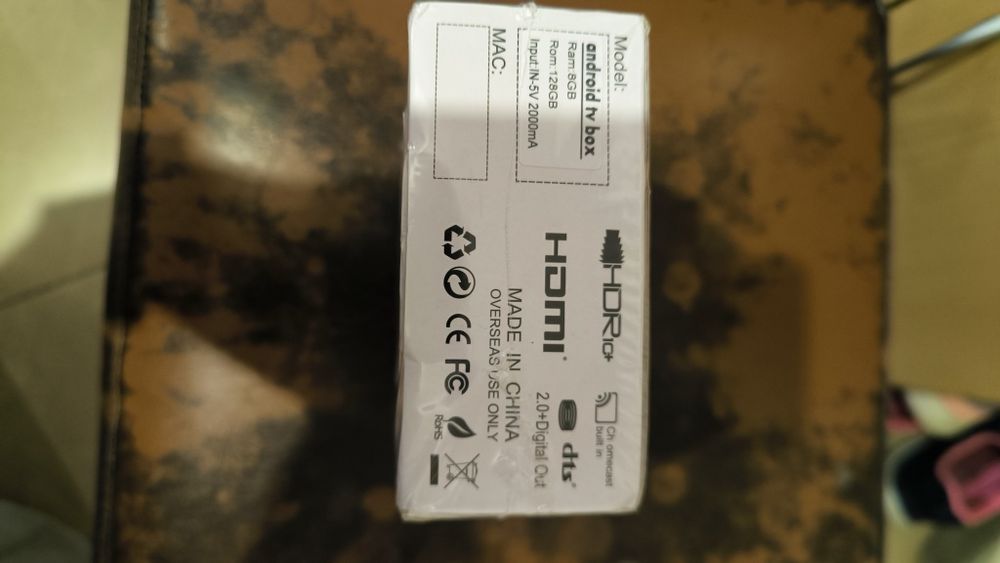 Box android novae selada 8Gb 128 Gb