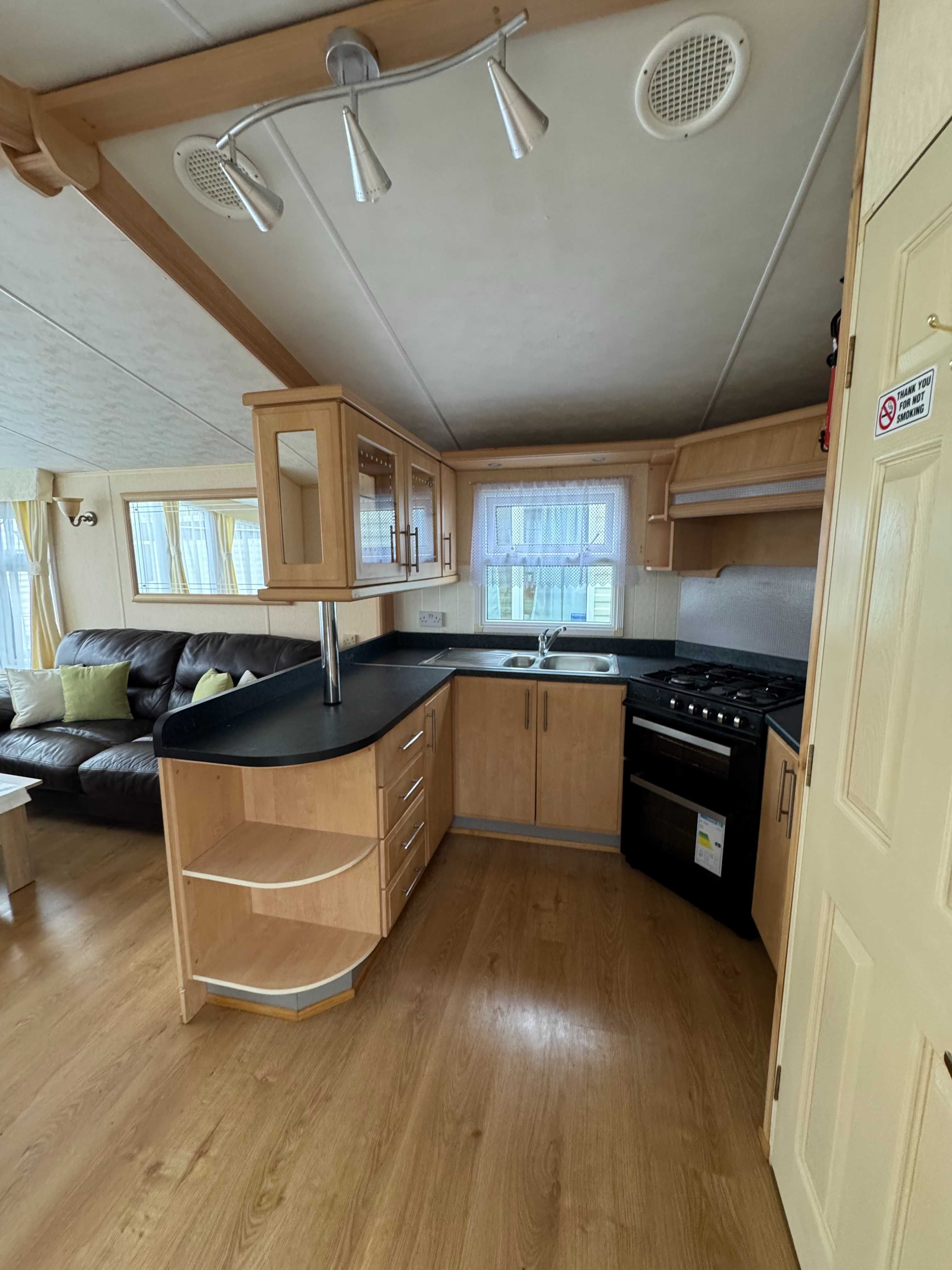 Całoroczny Domek Angielski Holenderski Willerby Aspen 38 12x3,7m 3 syp