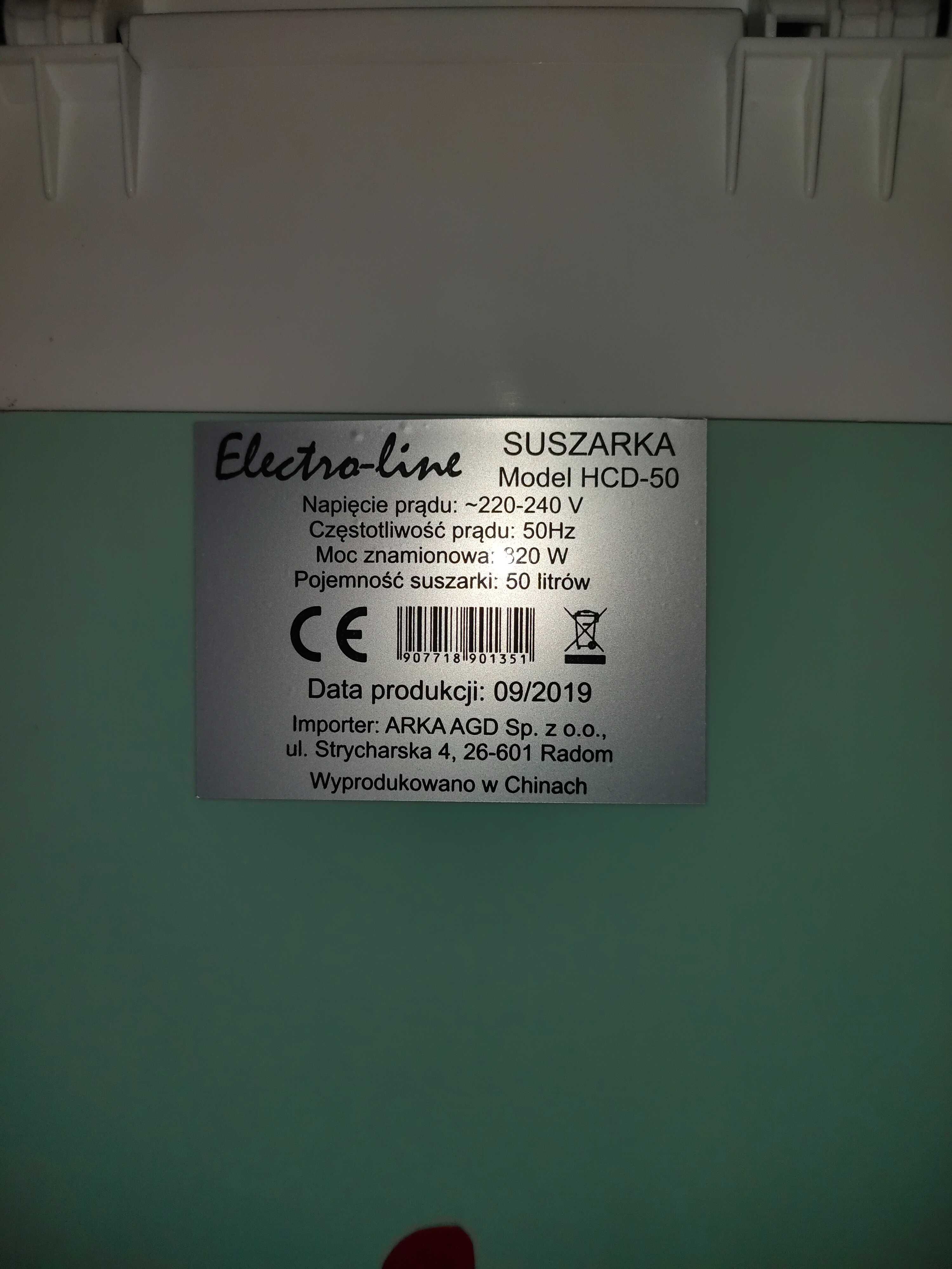 Suszarka do ubrań Electro- Line HCD50