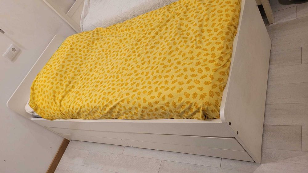 Cama criança Ikea SLAKT com modulo gavetas + segunda cama.