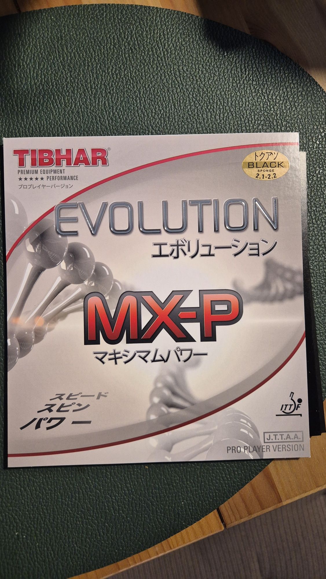 Okładzina do tenisa stołowego tibhar mx-p Max black