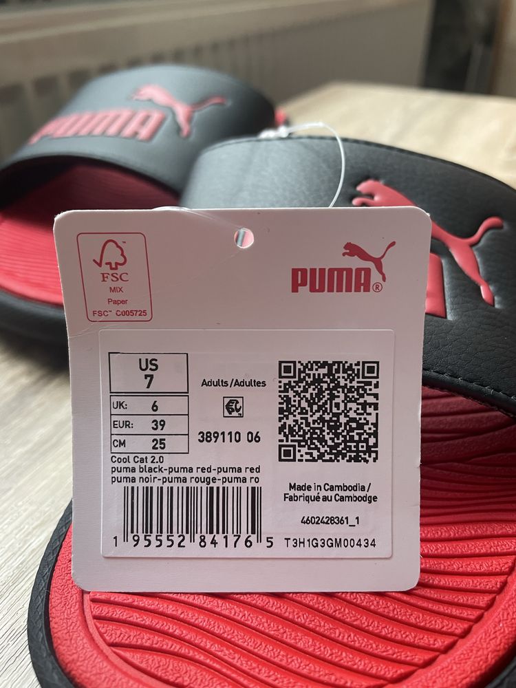 Продам нові шльопанці Puma