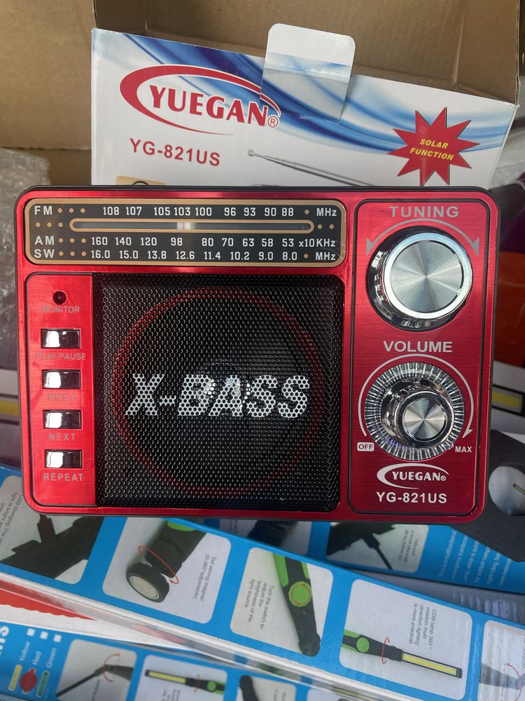 Радио X-BASS на аккумуляторе с Bloetooth