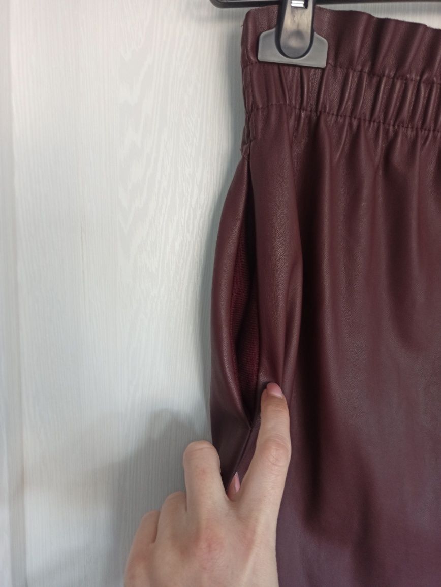 Burgundowa spódnica Zara r. 38 M