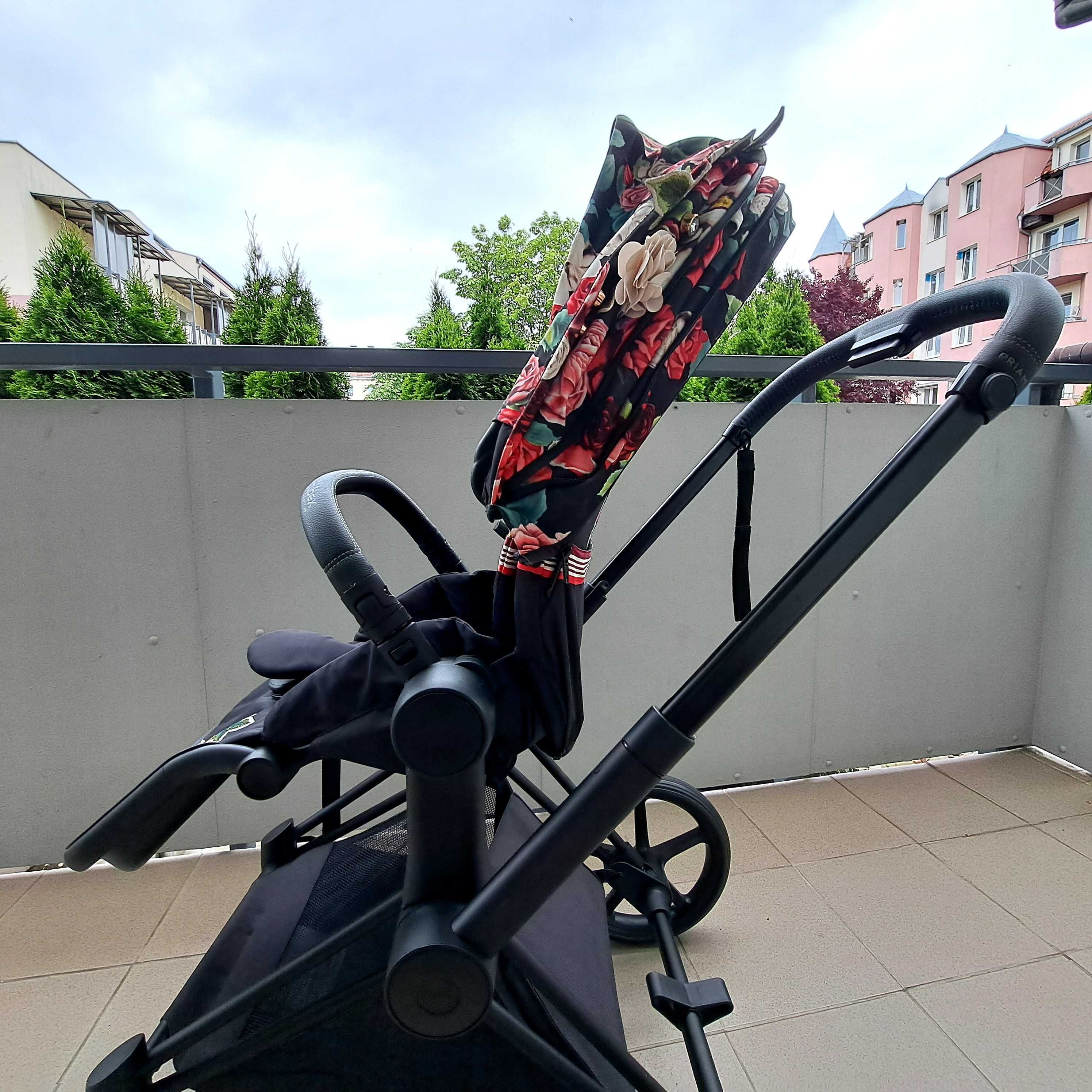 Wózek Cybex Priam 4.0 Spring Blossom Dark