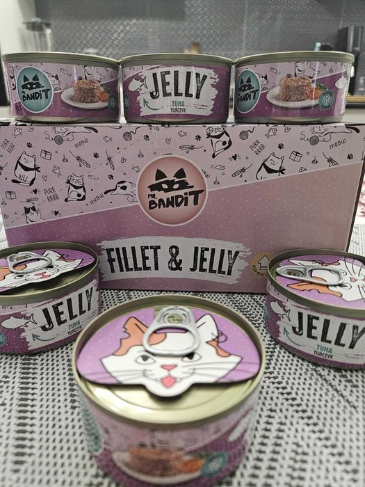 Mr. Bandit Jelly tuna Vet Expert zestaw 10 puszek po 80g PROMOCJA