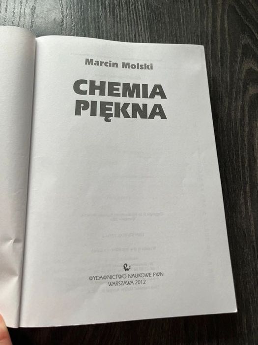 Chemia Piękna Marcin Molski wydawnictwo naukowe PWN kosmetologia