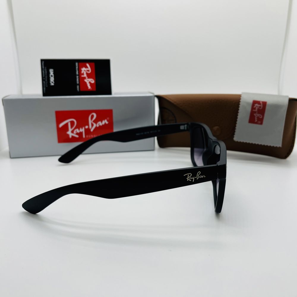 Сонцезахисні окуляри Ray Ban Wayfarer 2140 Matt Black|Purple