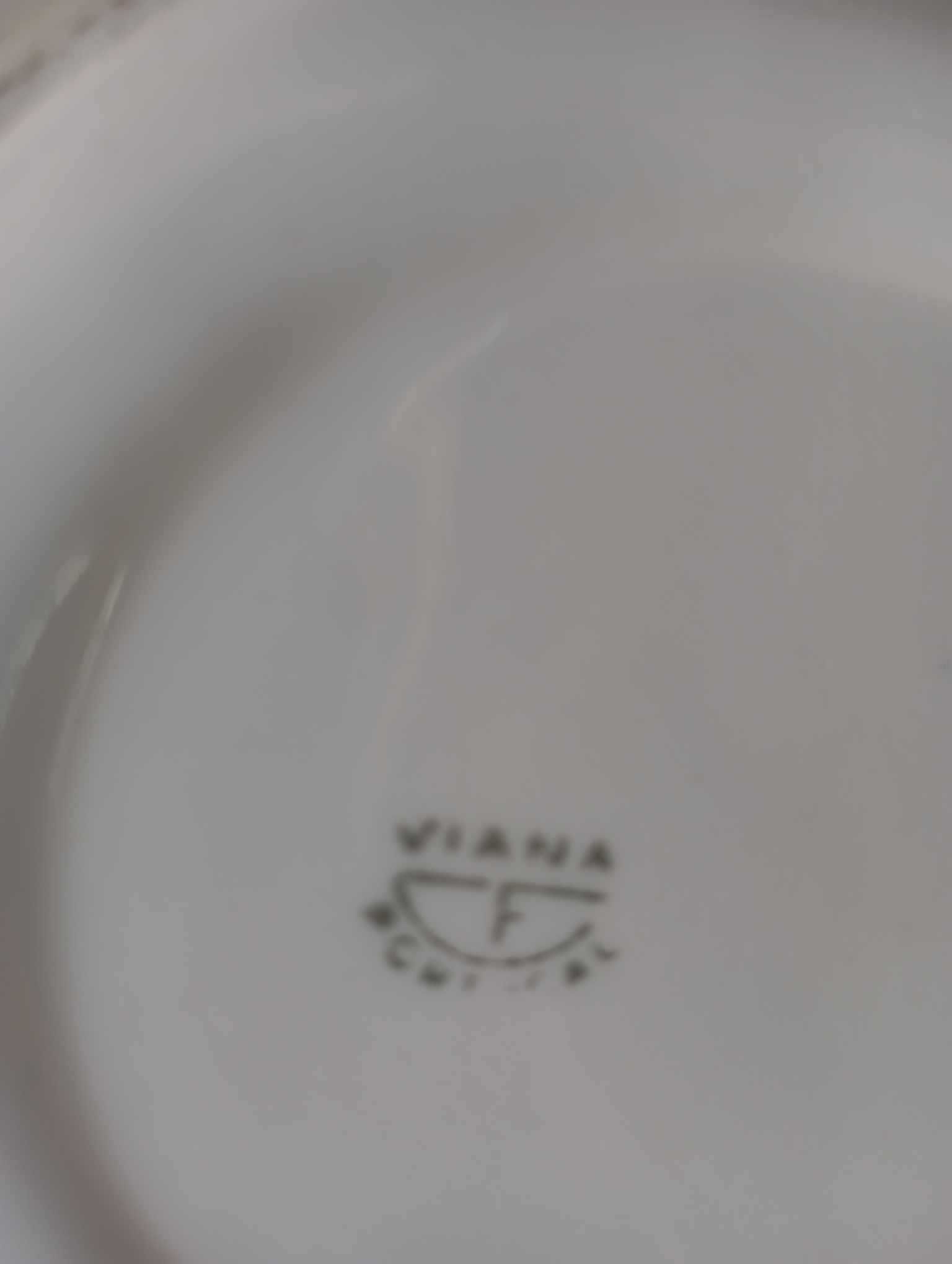 chavena e pires antiga - marca viana