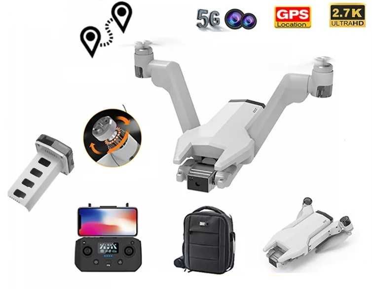 Dron V-type gimbal 2.7K GPS 2-kamery aplikacja WiFi torba NOWY PL 24h