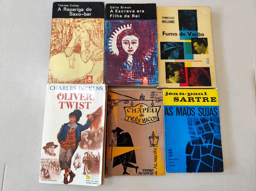 Livros de Bolso antigos de Autores Internacionais