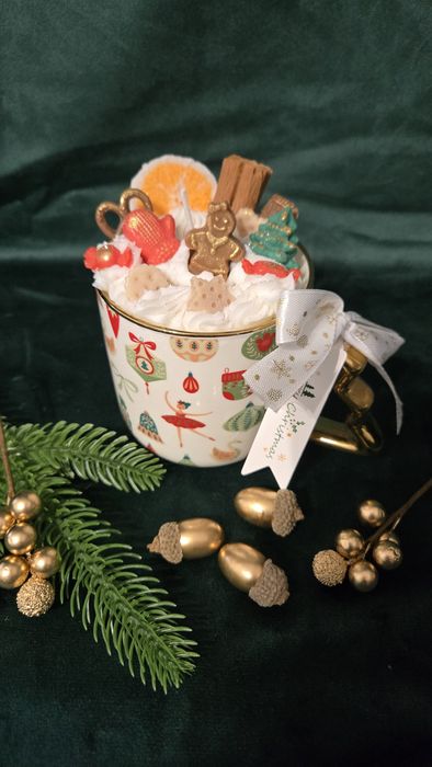 Świeca sojowa w kubku świątecznym Christmas Wish