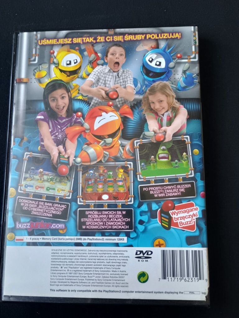 Zabawa robotów ps2 Buzz junior
