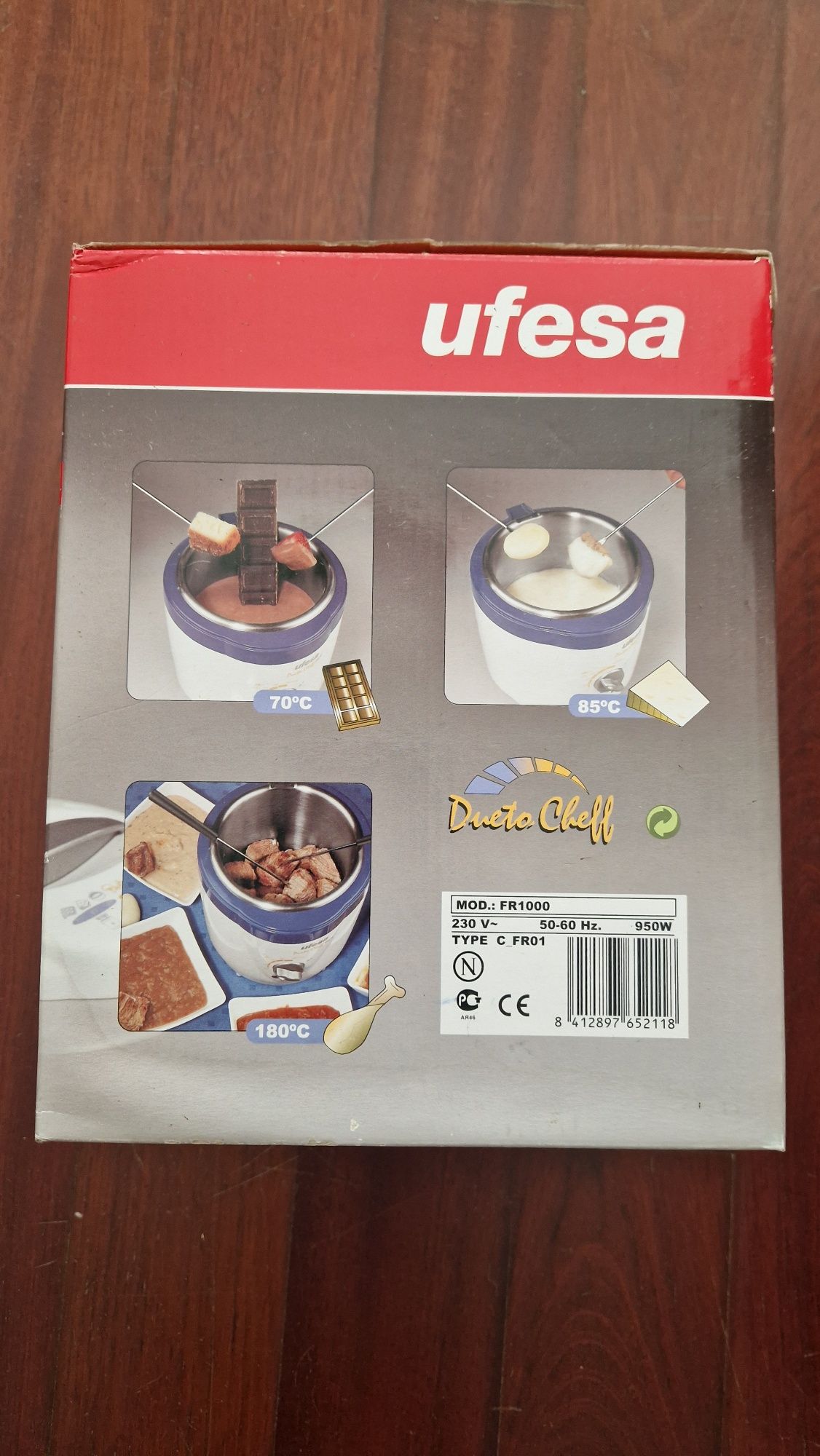 Fritadeira / Fondue eléctrica Dueto Cheff - Nova, ainda na caixa
Nova,