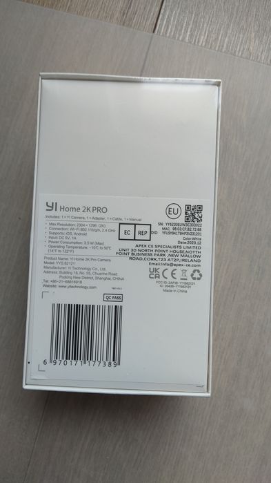 Kamera Wewnętrzna Xiaomi YI Home 2K PRO