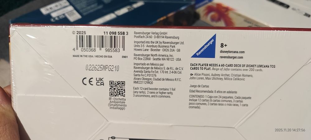 Disney lorcana display box booster