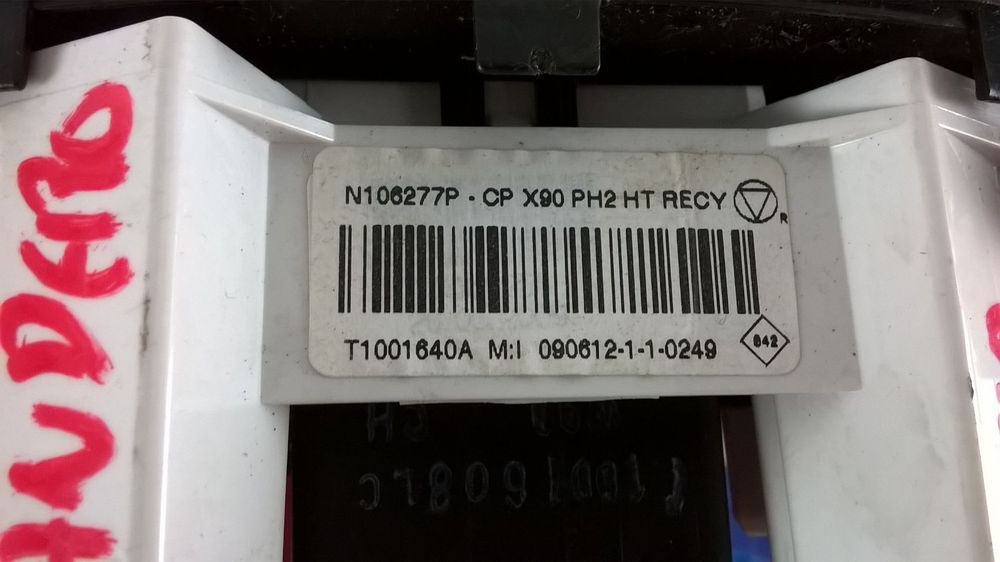 Botão Sofagem / Climatronic - N106277P [Dacia Sandero]