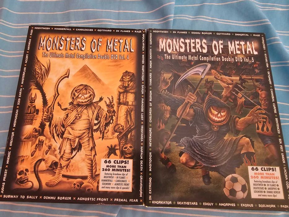 Monsters Of Metal Vol.4 e Vol.5 (4DVD)