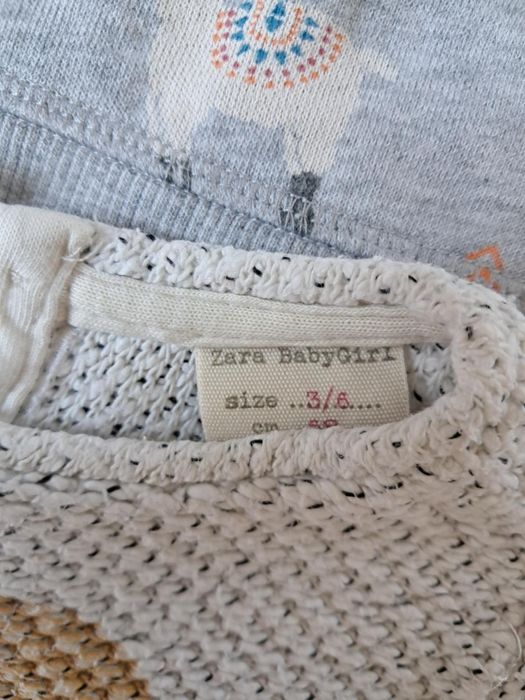 Bluza z długim rękawem dla dziewczynki  3-6 msc Zara Next