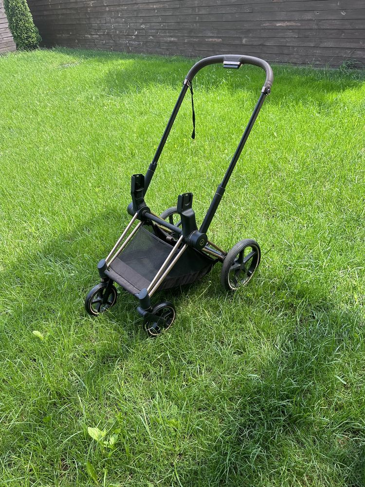 Cybex ярко оранжевая коляска