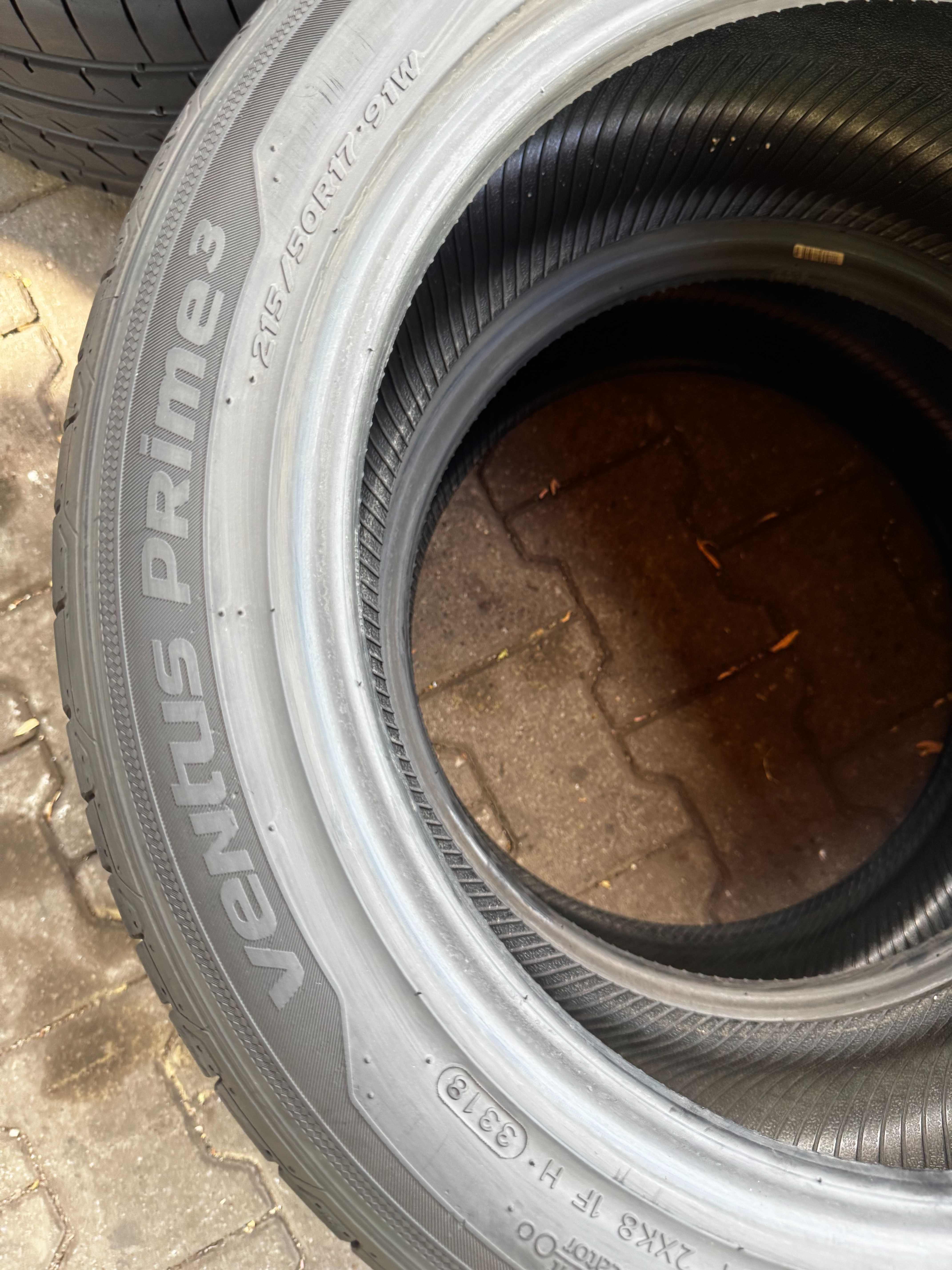 Opony Lato Letnie 215/50/17 215/50R17 Hankook Jak Nowe Wrocław
