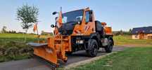 Unimog U20  Pług Solarka Piaskarka GOTOWY Do pracy