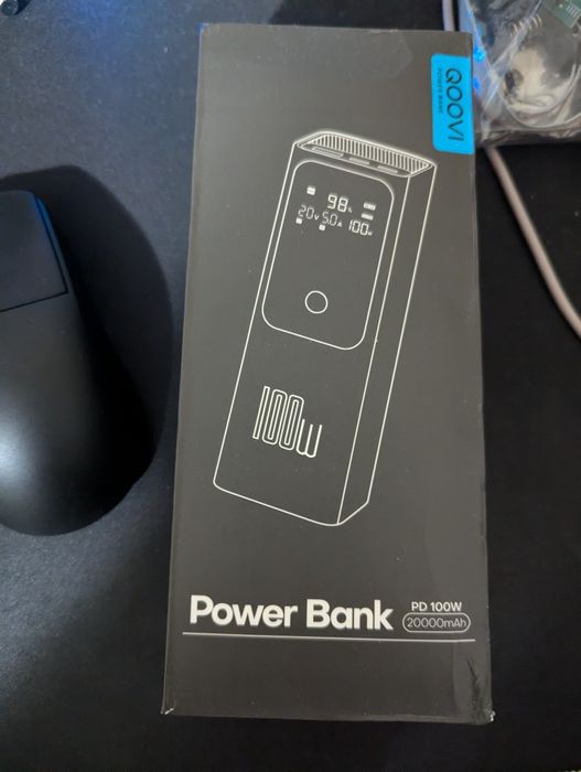 100Вт QOOVI Q-100w 20000mAh PD 74Wh PowerBank Павер бенк для ноутбука