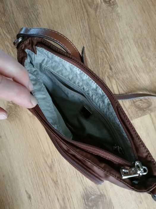 Torebka Bogner nowa ramię brązowa torba damska listonoszka kobieca