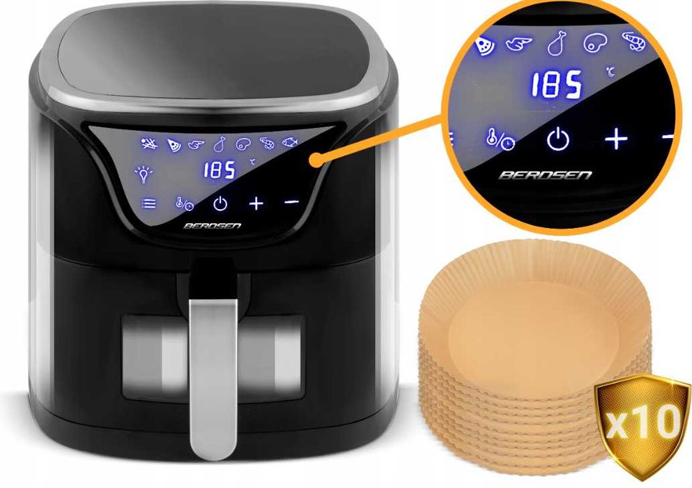 NOWA Frytkownica Beztłuszczowa Frytownica Air Fryer 5l 1500w