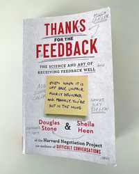 Livro "Thanks for the feedback"