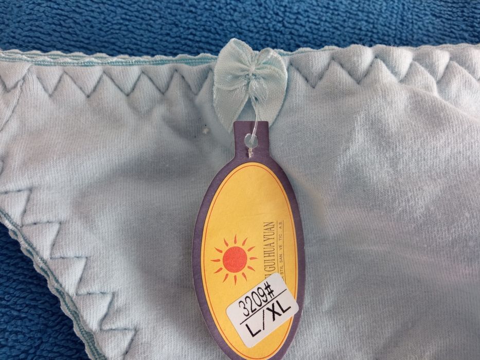 Cuequinha, azul bebé - tamanho L/XL