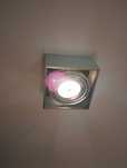 Spot natynkowy Chors BOX R11 lampa,  kolor srebrny (aluminium)