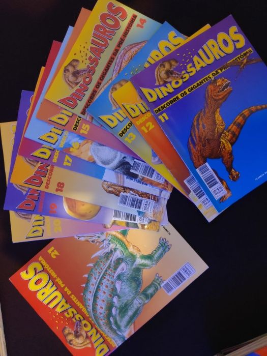 Fascículos Coleção Dinossauros Planeta Agostini